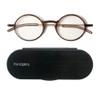 ThinOptics Unisex Adult Glasses Reading, Regular Case / Round Brown, 2.00 US view 3