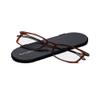 ThinOptics Unisex Adult Milano Aluminum Case + Frontpage Brooklyn Reading Glasses, Regular Case / Rectangle Red, 1.00 US view 3