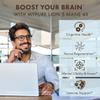 PURE ESSENCE LABS MyPure Lion's Mane 4X - Ultra Strength Brain Support Supplement with 6:1 Hot Water Extract & 10:1 Extract for Cognitive Health, Focus, Memory & Mental Clarity, 60 Capsules view 4