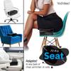 YESINDEED The Original Brazilian Butt Lift Pillow  Dr. Approved for Post Surgery Recovery Seat  BBL Foam Pillow + Cover Bag Firm Support Cushion Butt Support Technology view 3