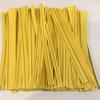 2000 Twist Ties 7" Length Plastic Coated Paper No Rip Cellophane Assorted Colors (Yellow) view 1