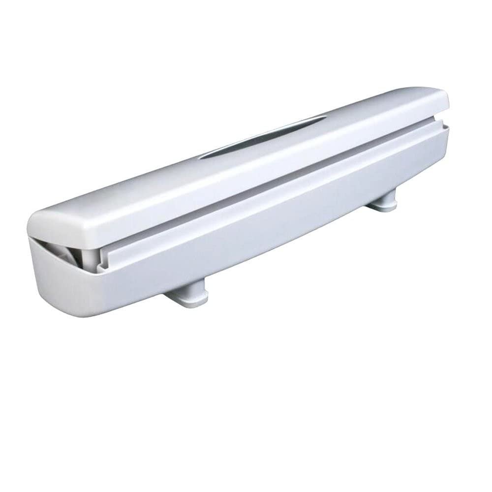 Plastic Wrap Cutter, Food Freshness Dispenser Preservative Film Unwinding Cutting Cling Wrap Kitchen Accessorie Easy to Use , Pull , Press , Cut and Wrap