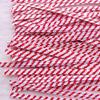 2000 Twist Ties 7" Length Plastic Coated Paper No Rip Cellophane Assorted Colors (Red & White) view 1