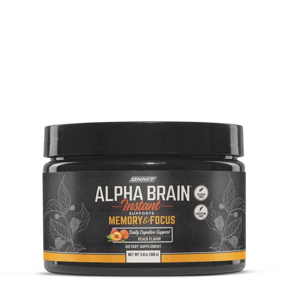Alpha BRAIN Instant - Peach (30 Serving Tub)