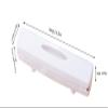 Plastic Wrap Cutter, Food Freshness Wraptastic Dispenser Preservative Film Unwinding Cutting Foil Cling Wrap Kitchen Accessories - Easy to Use Wrap Dispener, Just Pull, Press, Cut and Wrap. CMC-CJ08 view 2