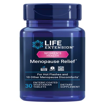 Life Extension Menopause Relief, Siberian Rhubarb, 30 Tablets