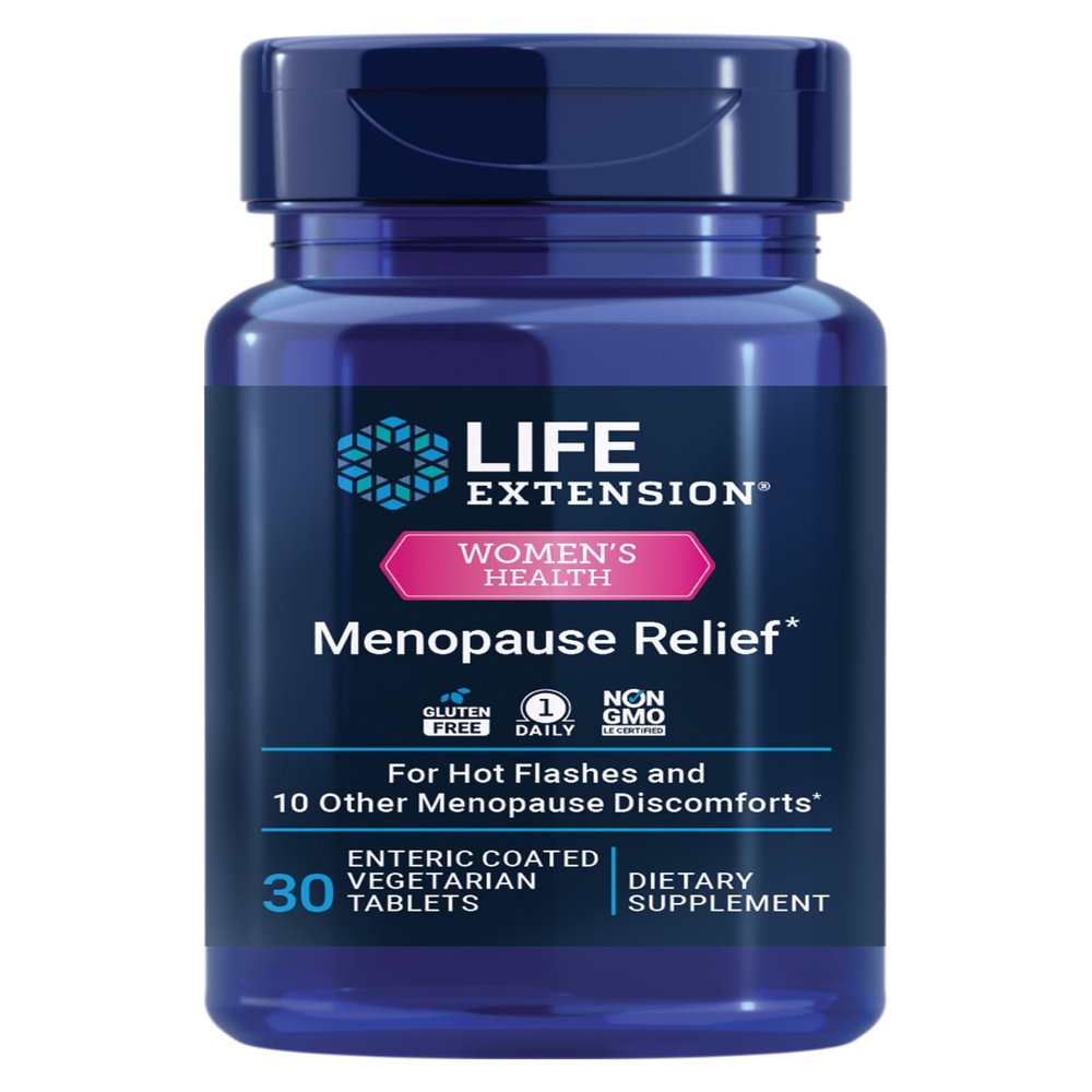 Life Extension Menopause Relief, Siberian Rhubarb, 30 Tablets