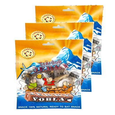 Cantina Star "Vobla" Fish Jerky (Dried Fish), 90g, Pack of 3