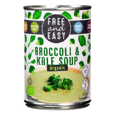Free & Easy Organic Broccoli Kale Soup, 400 GR