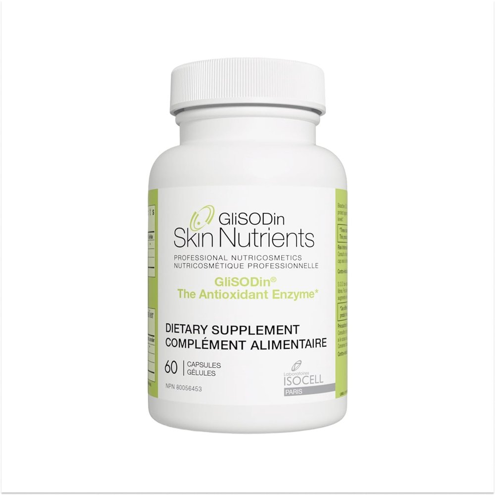 GliSODin Skin Nutrients The Antioxidant Enzyme - Reduces Oxidative Stress - 60 Capsules  1 Month Supply