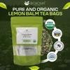 Biokoma Organic Lemon Balm (Melissae folium) Dried Leaves 30 Tea Bags 1.5oz In Resealable Moisture Proof Pouch,USDA Certified Organic-Herbal Tea,No Additives,No Preservatives, No GMO, Kosher view 2