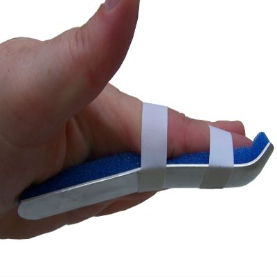 Alpha Medical Gutter Finger Splint Brace for Jammed & Injured Fingers 24 Pack (1.5")