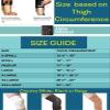 Alpha Medical Elastic Compression Knee Brace with Visco Patella Support  Sport Knee Brace  Active Knee Support  Knee Pain (X-Large Beige) view 4