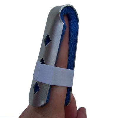 Alpha Medical Fold Over Finger Splint/Finger Cot/Jammed Finger Brace (24 Pack 3.5")