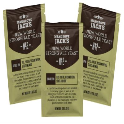 3X Mangrove Jack's Craft Series Yeast M42 New World Strong Ale (10g)