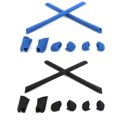Galaxy Nose Pads & Earsocks Rubber Kits For Oakley Half Jacket XLJ/Half Jacket Black/Blue