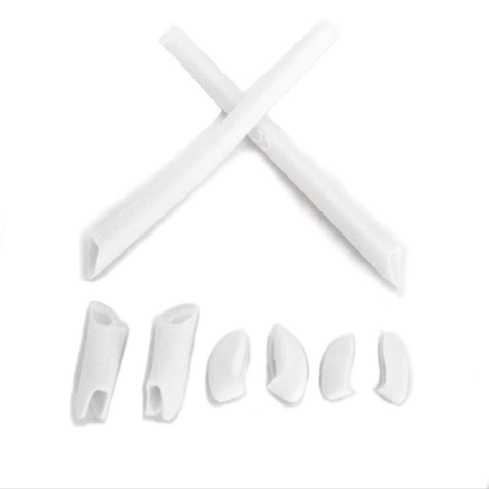 Galaxy Nose Pads & Earsocks Rubber Kits For Oakley Half Jacket XLJ/Half Jacket White