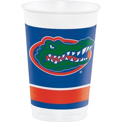 16-ct University of Florida Gators Plastic 20oz Disposable Cups College Football Party
