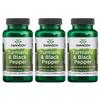 Swanson Turmeric & Black Pepper - Organic Joint Health, Heart Health, Digestion, & Liver Support Supplement - Natural Formula for Enhanced Bioavailability & Absorption - (60 Veggie Capsules) 3 Pack view 1