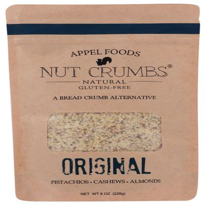Appel Foods - Nut Crumbs - Bread Crumb Alternative - Gluten Free - Sugar Free - Low Carb - Low Sodium - Raw, Premium Nuts - Original