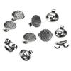 50 Pcs Ortho Lingual Buttons Bondable Double Wings Round 80g Mesh Base and Retangular Cleat Eyelets Dental Orthodontic view 2