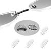 3 Pairs Replacement Nose Pads for Oakley Ponder Penchant Blender Wingspan Madman view 1