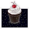 Great Papers! Pop-Up Cupcake Note Card, 4.75" x 4.375", 6 Cards and 6 Matching Envelopes (2018032) view 1
