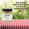 Braswells, Mustard Hot Horseradish, 9 Ounce view 3
