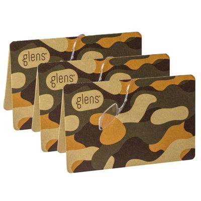 glens Unisex Armless Reading Glasses - 3 Readers in +1.5 Military Pack- Emergency Lightweight Pocket Ultra Thin Readers - Reading Glasses Men & Women
