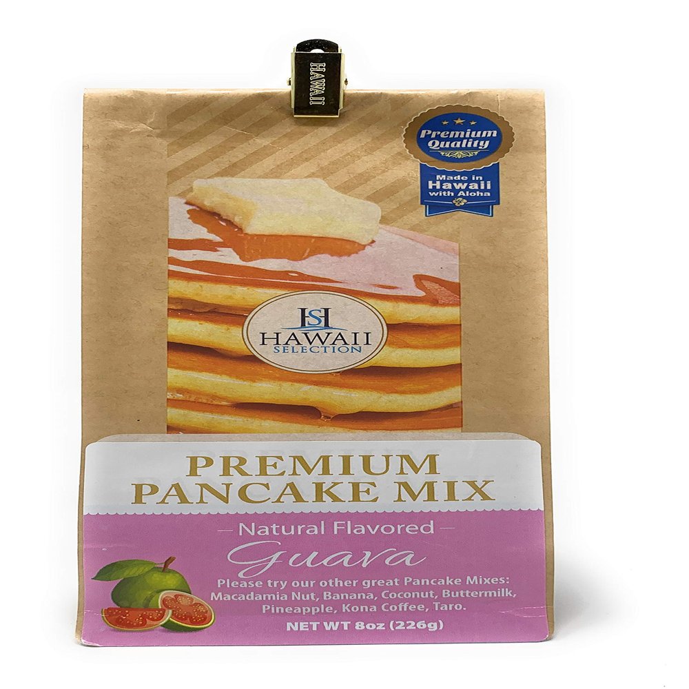 Hawaii Selection, Pancake Mix Premium Guava, 8 Ounce