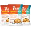 Pnuff Crunch Peanut Butter Puffs - Healthy Snacks, Low Calorie Snacks, Gluten Free Snacks, Vegan, High Protein, Keto, Office Snacks, Low Sugar, as Seen on Shark Tank - Original, 4 Oz Bag (Pack of 3) view 1