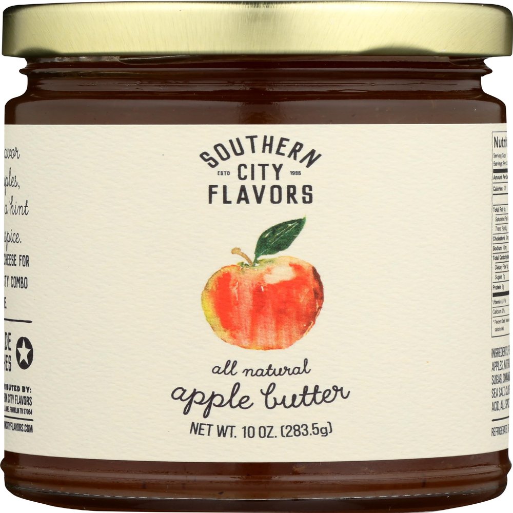 Southern City Flavors, Fruit Butter Apple, 10 Ounce