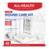 All Health Wound Care Kit & First Aid Supplies, 40 Piece | for Small to Medium Sized Wounds, Professional Use for Car, Home, Camping, Hiking and More view 1