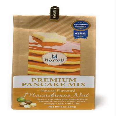 Hawaii Selection, Pancake Mix Premium Macadamia Nut, 8 Ounce