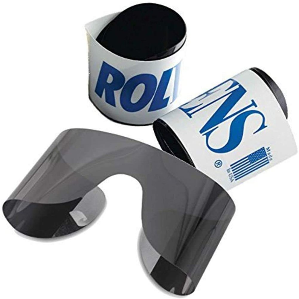 Precision Vision Rollens Roll Up Post-Mydriatic Wrap Around Disposable Glasses | 100% UV | Bags of 100 | One-size Fits All