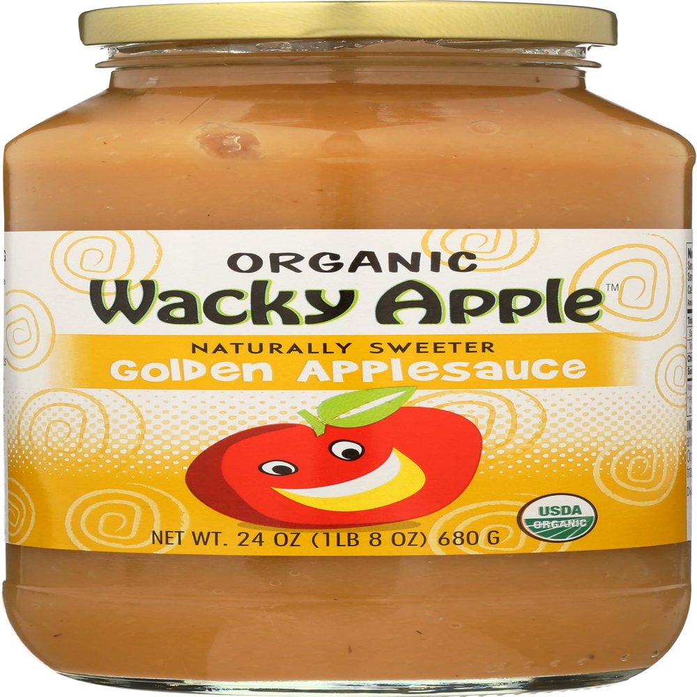 Wacky Apple, Applesauce Golden Organic, 24 Ounce
