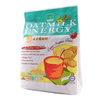 Biogreen Five Grain Oatmilk Energy 330g (6 Pack)