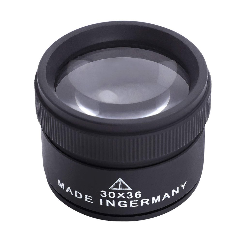 Magnifying Glass 30X Desktop Magnifier Reading Mate Magnifier Map Magnifier Illuminated Dome Magnifing Glasses Magnifier Handheld Magnifier Jeweler Loupe Paperweight for Seniors Reading Watch Repair