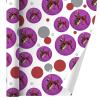 GRAPHICS & MORE Rocking Demon With Headphones On Devil Gift Wrap Wrapping Paper Roll view 1