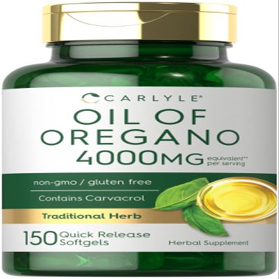 Carlyle Oregano Oil Supplement | 150 Softgel Capsules | Contains Carvacrol | Non-GMO & Gluten Free Formula