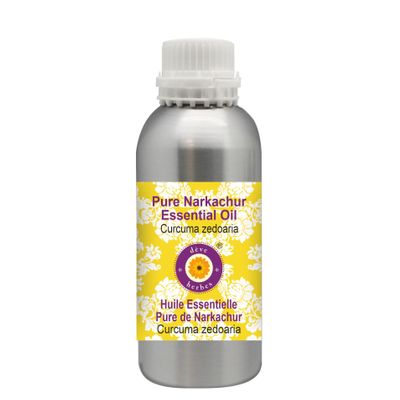 Deve Herbes Pure NAR Kachur Essential Oil (Curcuma zedoaria) Steam Distilled 300ml (10 oz)