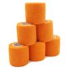 First Aid Bandages Cohesive Wrap Adhesive Self Adherent Tape Colorful (2-Inch, Orange) view 3