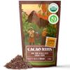 NaturaleBio Cacao Nibs Organic 1 lb. Unsweetened, Non-Alkalized and Pure. Sugar-Free Dark Chocolate Chips Substitute. Non-GMO, Gluten Free, Tested for Heavy Metals. From Raw Cacao Beans view 1