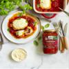 SACLA Marinara Cherry Tomato Pasta Sauce with No Added Sugar | 100% Italian Grown Tomatoes with Extra Virgin Olive Oil | 24 oz Glass Jar | Imported from Italy | Non-GMO Authentic Italian Sauce view 4