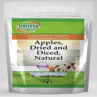 Apples, Dried and Diced, Natural (8 oz, ZIN: 526357) - 2 Pack