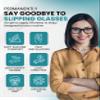 50 x Spectacle/Eye Glass Nose Pads Non Slip, Comfortable, Durable Silicone Tear Drop Shape Push in Suitable for Metal and Plastic Frames (Small) view 2