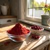 Organic Tart Cherry powder, 4oz | 100% Natural Fruit Powder | US Grown Tart Cherries Source | No Sugar & Additives | Great Flavor for Drinks, Smoothie, & Beverages | Non-GMO & Vegan Friendly view 3