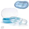 BNY Weekly Pill Box Pill Organizer Box to Hold Vitamins Supplements Medication Fish Oil or Cod Liver Oil for Daily&TravelWaterproof and Portable,6 CompartmentsBPA Free (Blue) view 2
