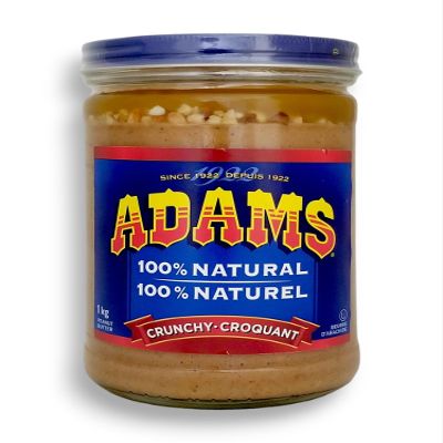 ADAMS Crunchy Peanut Butter, 1 KG