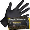 Raven Powder Free Nitrile Disposable Gloves 7 Mil - XL Latex Free, Chemical + Puncture Resistant, Textured Grip, Single Use for Automotive, Industrial, Janitorial, MRO, Food Service 66519 view 1